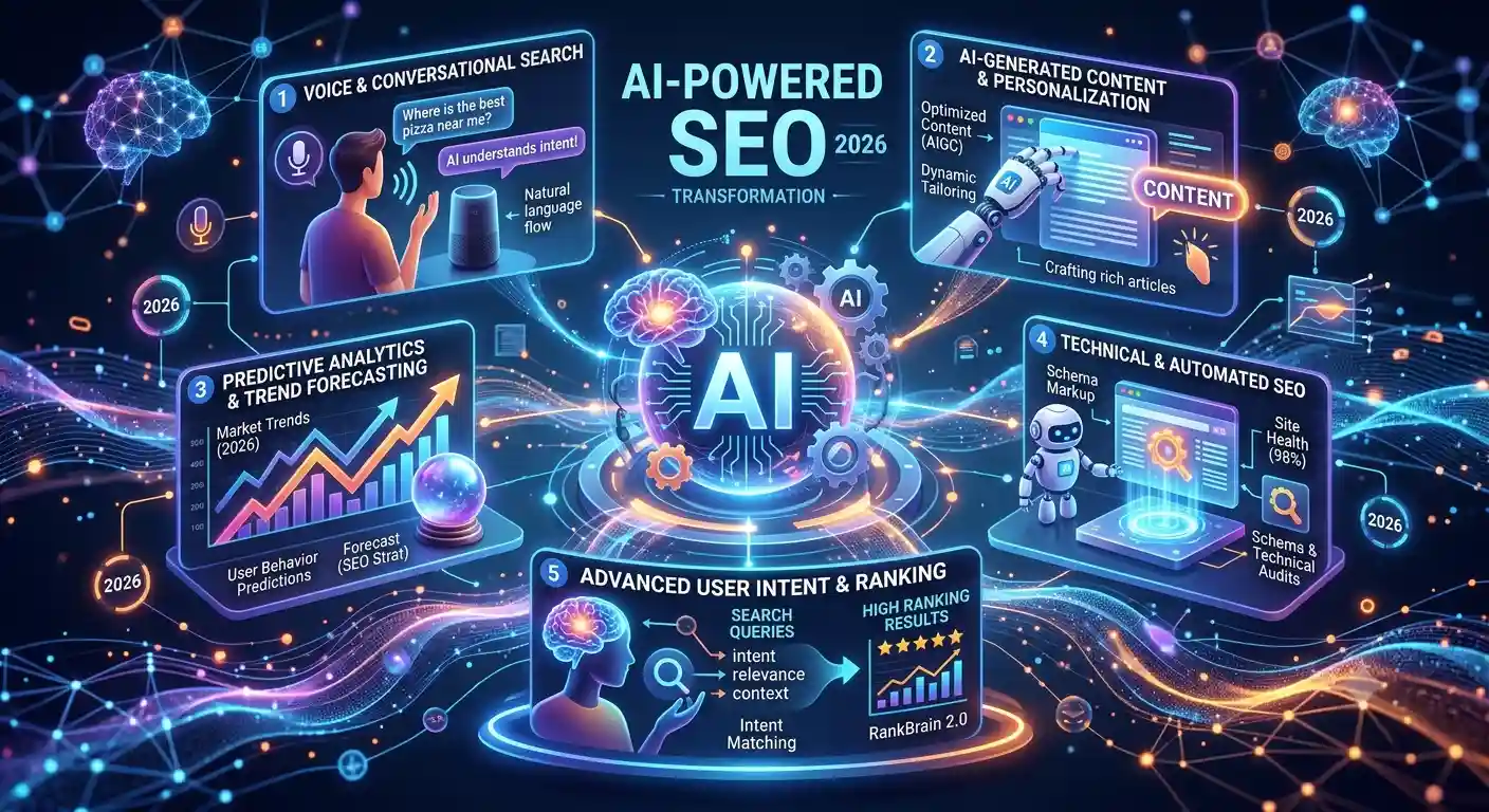 How AI is changing SEO in 2026 with AI-powered search, content optimization, and Google rankings